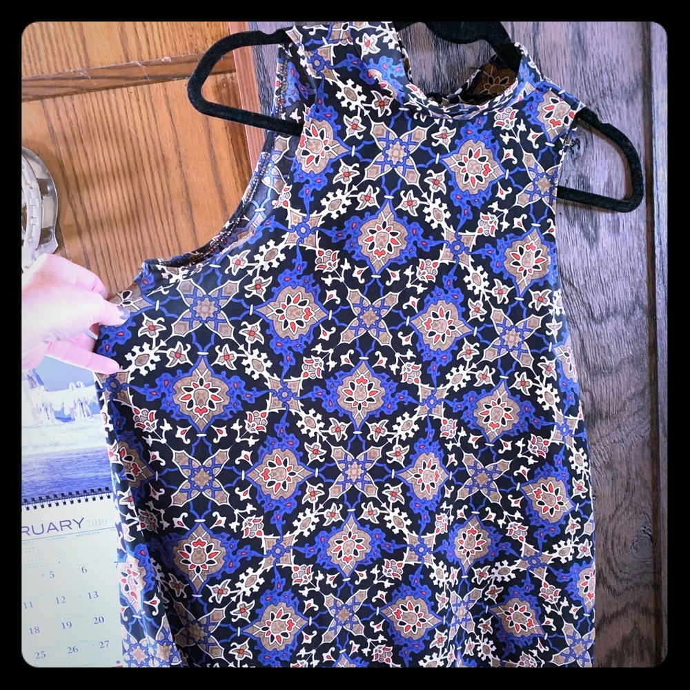Sundress- A-line- high neck